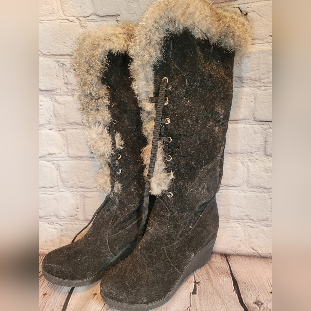 These boots are just like you except for they have a little bit of Fuzzzz